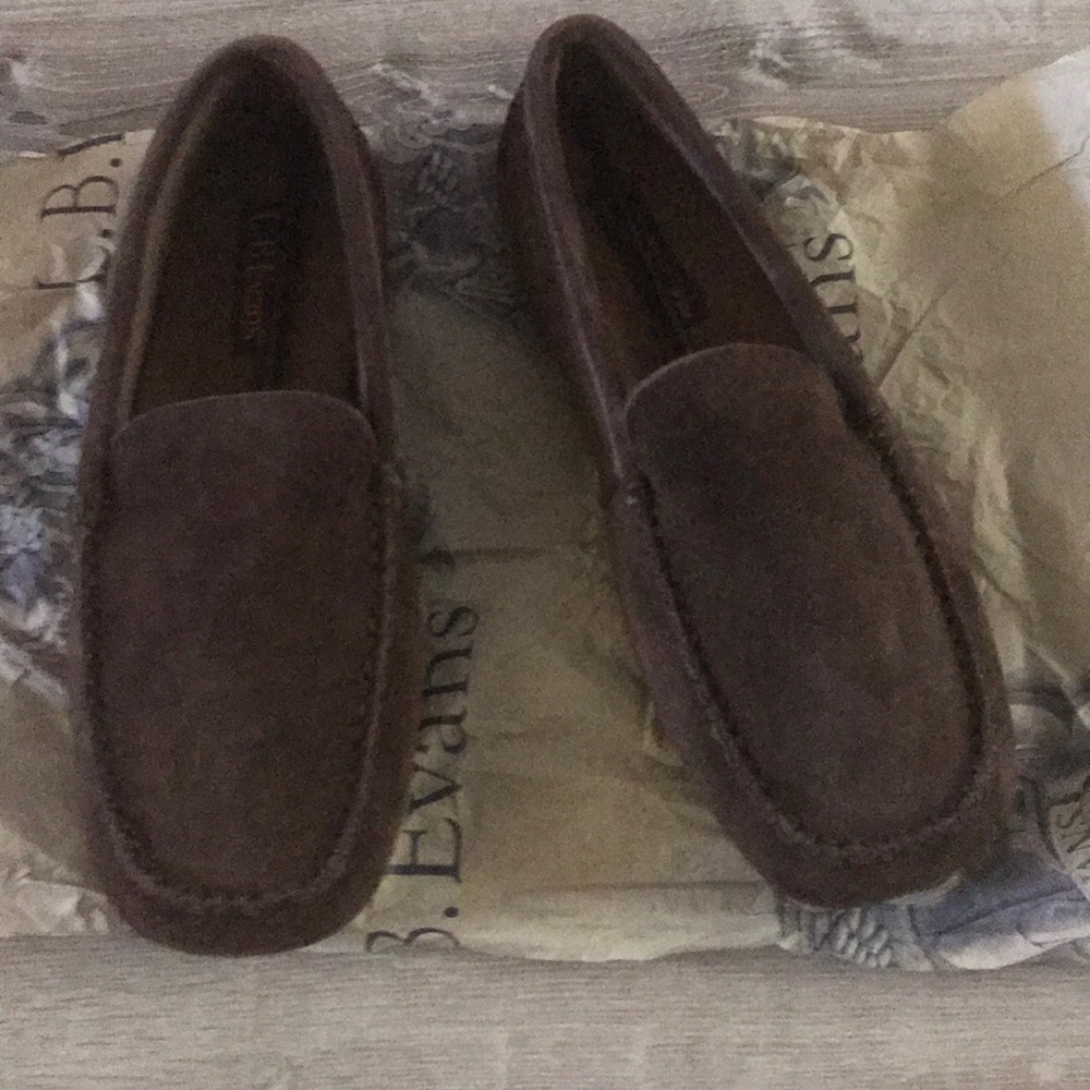 L.B . Evans slippers